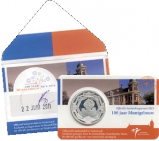 Muntgebouw Vijfje 2011 1e Dag Coincard